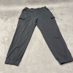 H&M Divided Black Cargo Jogger Pants with Elastic Waist women’s size 10